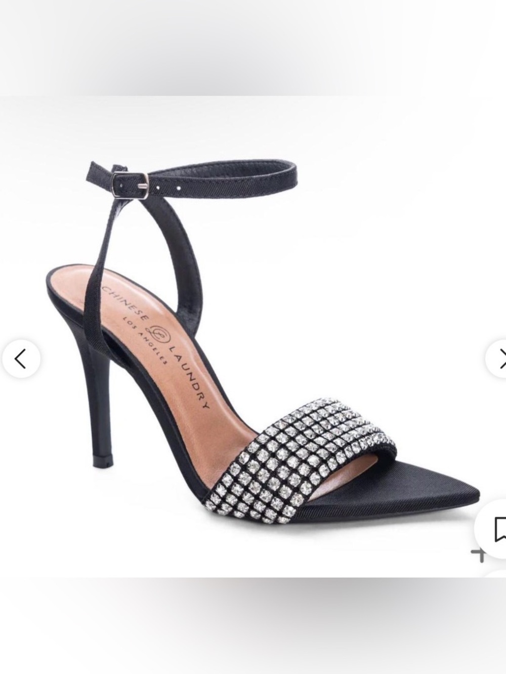 Chinese Laundry Justine Rhinestone Pointed-Toe Sandals – Women's Size 11 New